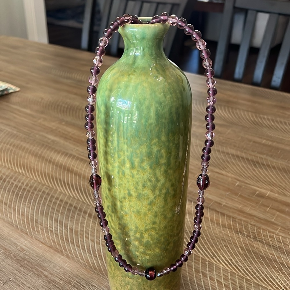 Purple necklace